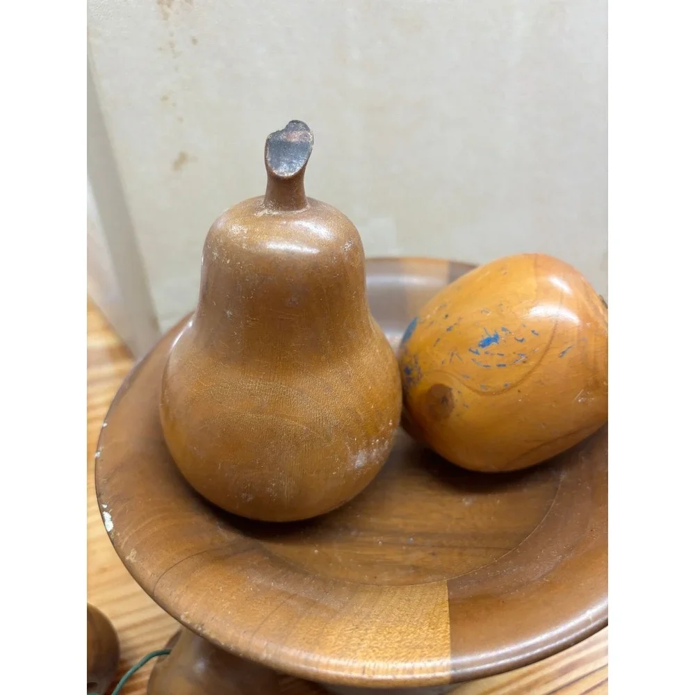 Mid-Century Modern Hand-carved fruit/bowl